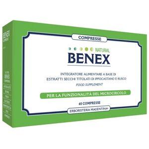 Erboristeria Magentina Compresse Natural Benex 40 compresse