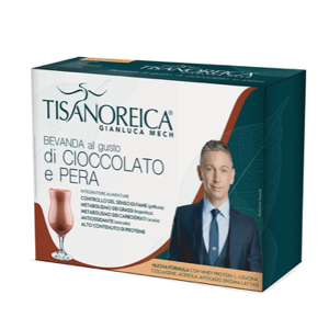 Tisanoreica BEVANDA GUSTO CIOCCOLATO E PERA 4 PAT da 28,5g.