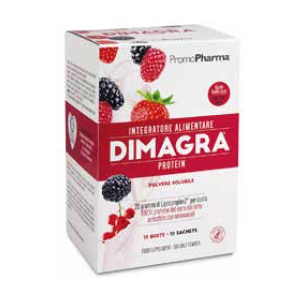 PromoPharam Dimagra® Protein Gusto Red Fruit 10 buste