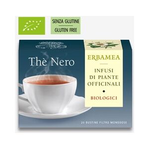 Erbamea THE' NERO 20 bustine filtro da agricoltura Biologica