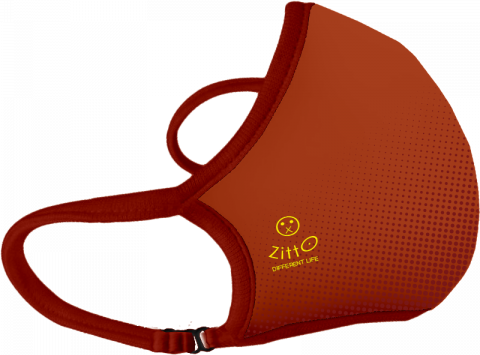 Zitto ZITTOMASK AIR Rust Orange New Model 2021 Zitto ZITTOMASK AIR Rust Orange New Model 2021