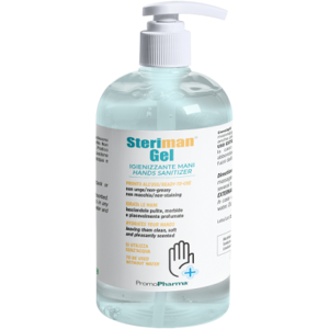 PromoPharma Steriman® Gel flacone 500 ml 70% di alcool