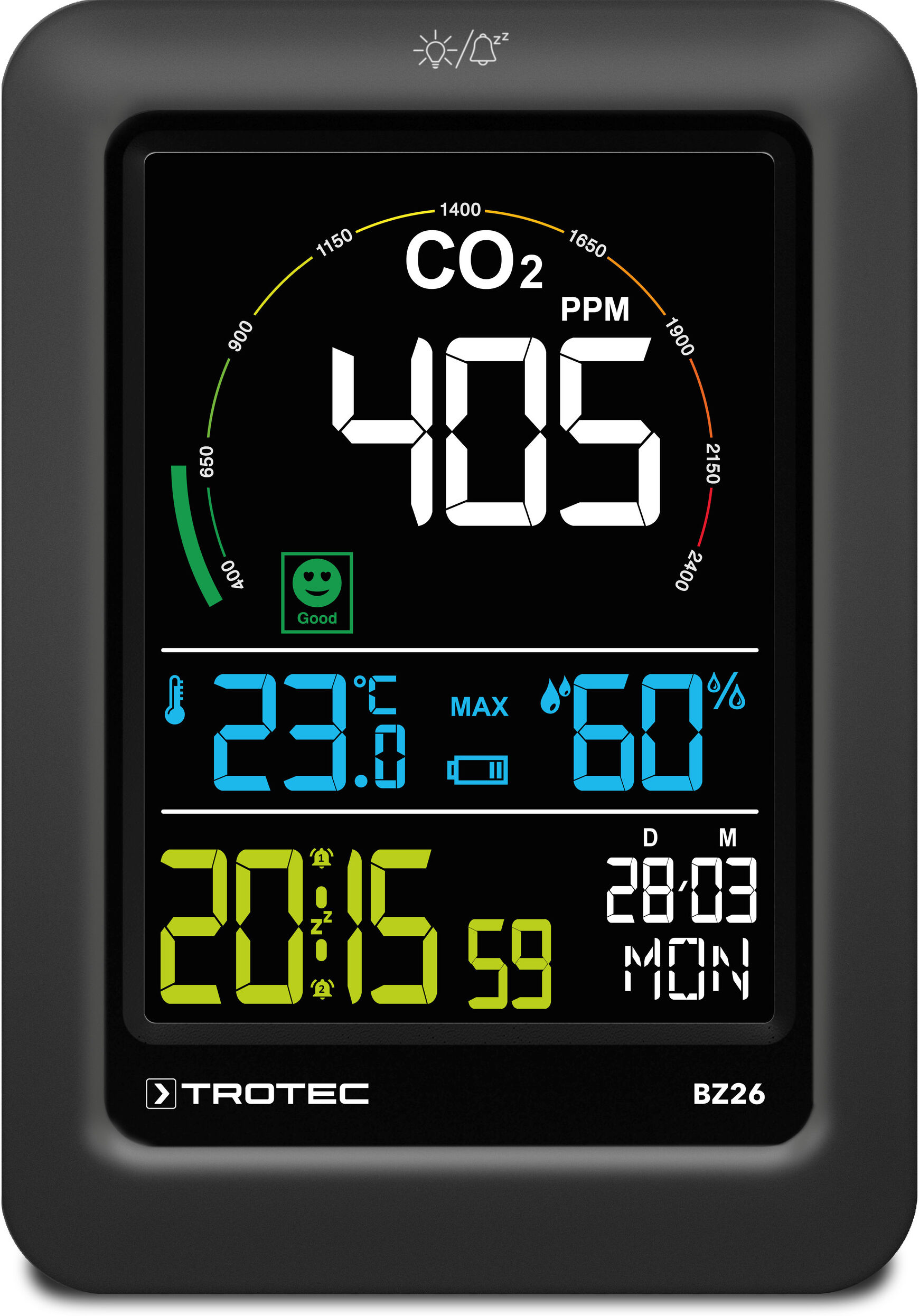 Trotec Rilevatore della qualità dell’aria (CO2) BZ26