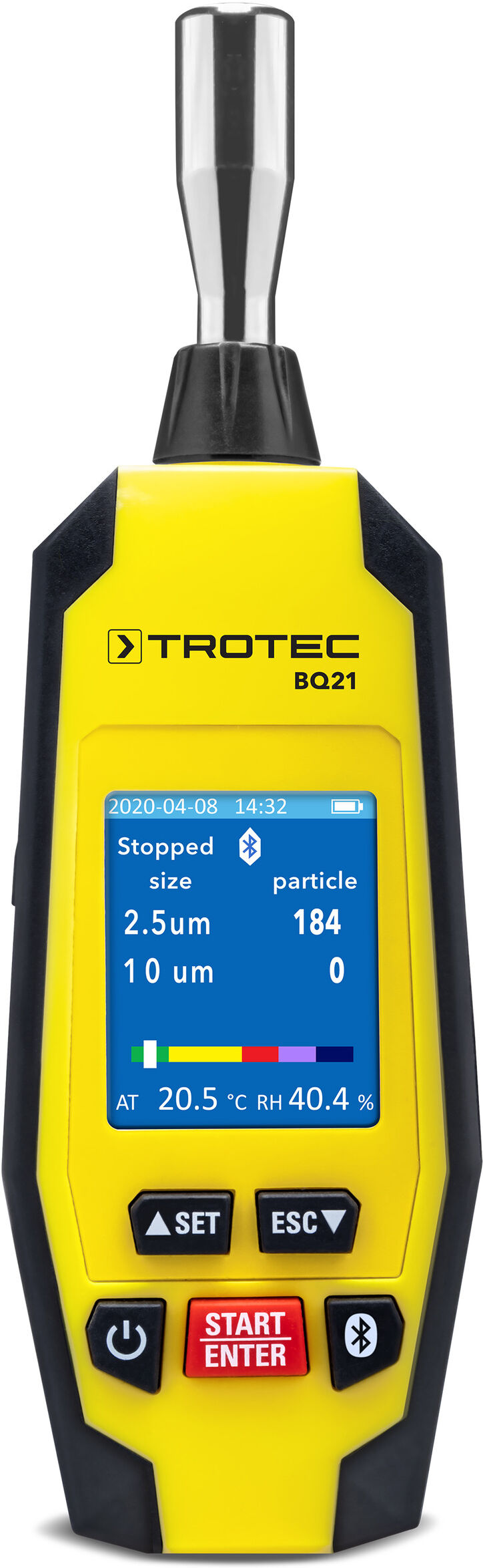 Trotec Mini misuratore di particelle BQ21