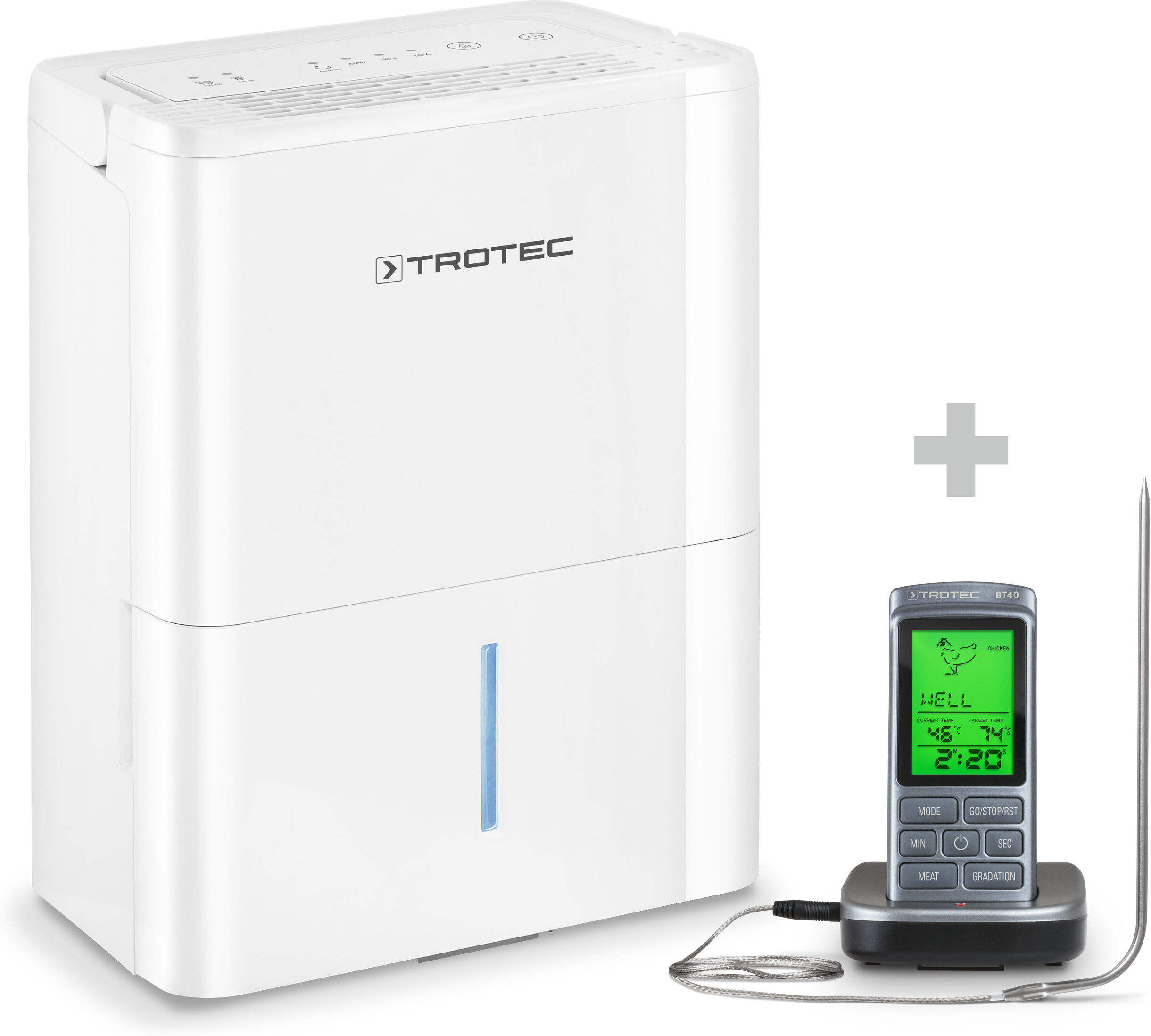 Trotec Deumidificatore TTK 32 E + Termometro da barbecue BT40