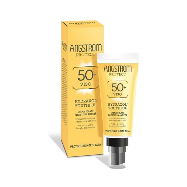 angstrom protect youthful tan 40 ml crema solare viso antietà spf 50+