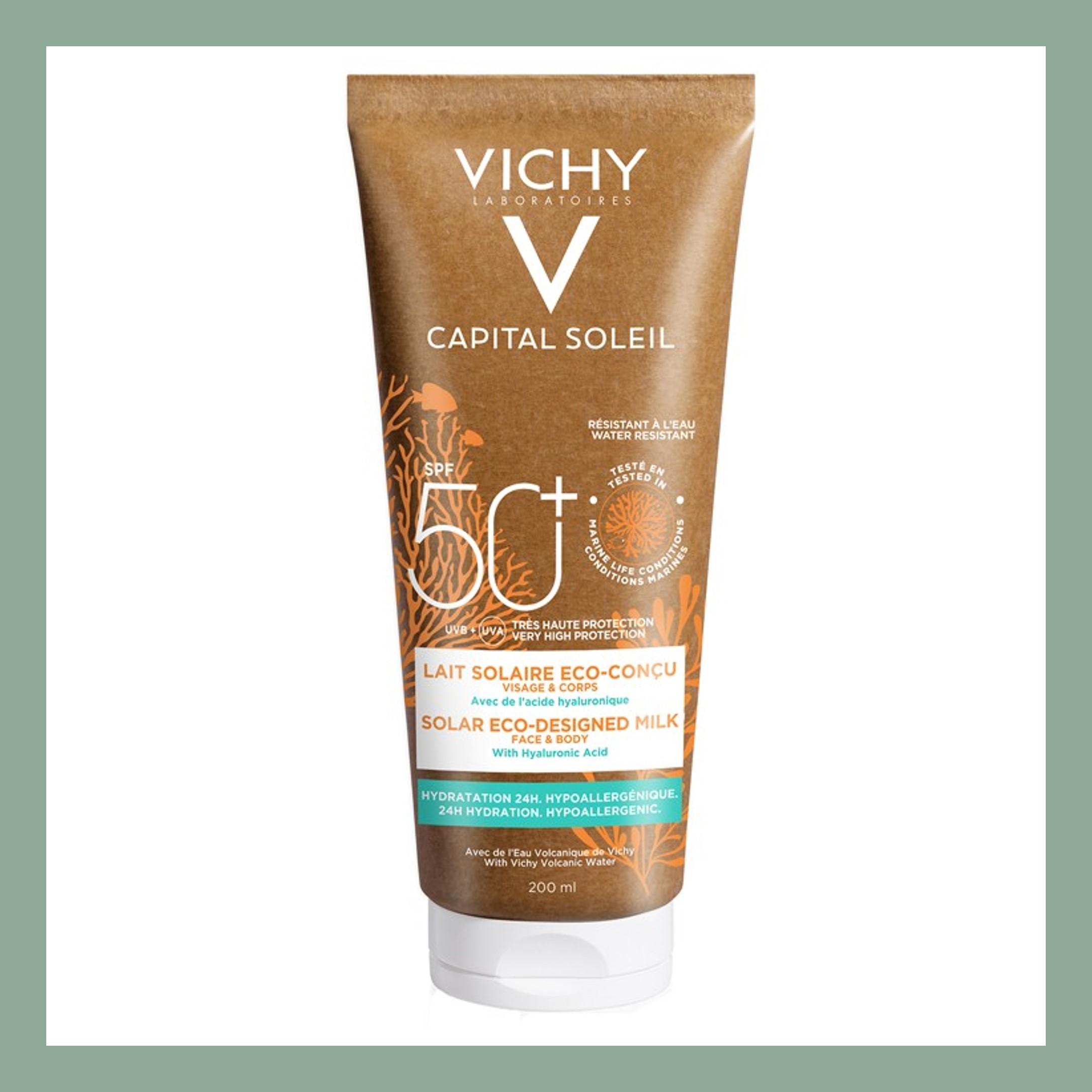 Vichy Capital latte solare eco-friendly Spf 50+ da 200 ml