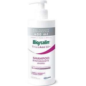 Bioscalin Tricoage Shampoo Rinforzante Antietà Maxi Size Flacone 400 ML