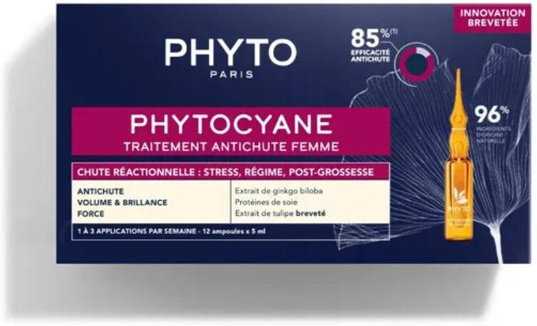 Phyto Phytocyane Trattamento Anti Caduta Temporanea Donna 12 Ampolle