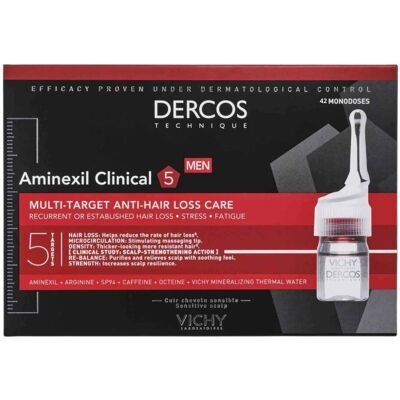 Vichy Dercos Aminexil Clinical 5 Uomini - 42 x 6ml Vichy Dercos Aminexil Clinical 5 Uomini - 42 x 6ml