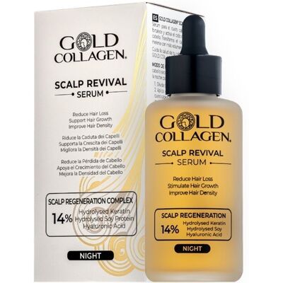 Minerva Research Labs Gold Collagen Scalp Revival Siero per Capelli Rinforzante Anti-caduta 100ml Minerva Research Labs Gold Collagen Scalp Revival Siero per Capelli Rinforzante Anti-caduta 100ml