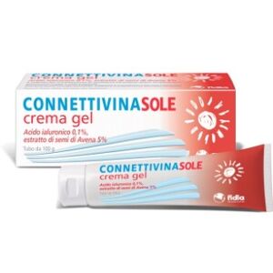 Connettivina Sole 100 g Crema Gel Protezione Sole Lenitiva