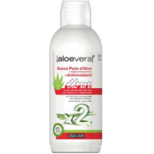 Zuccari Aloevera2 Succo puro d'aloe a doppia concentrazione con antiossidanti 1 litro