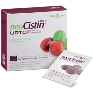 Bios Line NeoCistin PAC-A Urto Integratore per la Cistite 6 Bustine Monodose