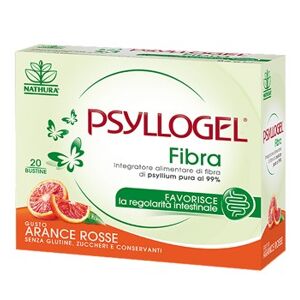 Nathura Psyllogel Fibra Gusto Arance Rosse 20 Bustine