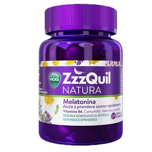 Vicks ZzzQuil Natura integratore per favorire il sonno 30 pastiglie gommose