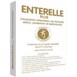 Bromatech Enterelle Plus 24 capsule indicato per l'equilibrio dell'intestino