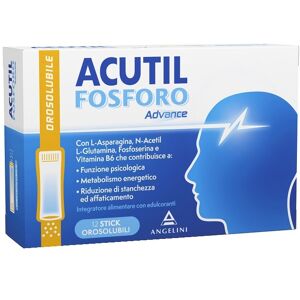 Angelini Acutil Fosforo Advance per la memoria 12 stick orosolubili