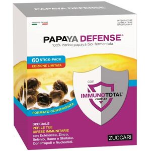 Zuccari Papaya Defense Integratore per le Difese Immunitarie 60 Stick