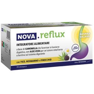 Nova.reflux integratore per combattere il reflusso gastrico 20 stick