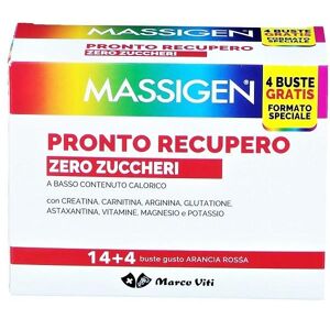 Massigen Pronto Recupero Zero Zuccheri 14+4 Bustine