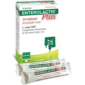 Enterolactis Plus 24mld Integratore Fermenti Lattici 14 bustine