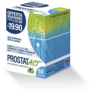 Prostat ACT Integratore per la Funzionalità della Prostata e Vie Urinarie 60 Compresse