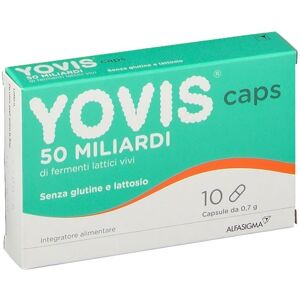 Alfasigma Yovis Caps 50 miliardi Fermenti Lattici 10 capsule