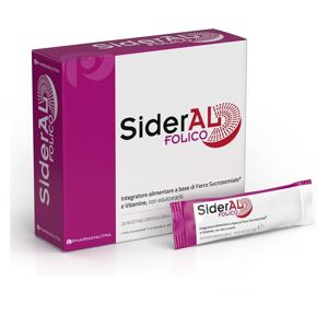 Pharmanutra Sideral Folico 30 Mg integratore di ferro 20 Stick