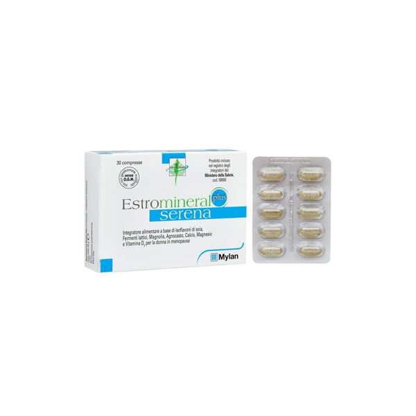madaus estromineral serena plus 30 compresse integratore per la menopausa