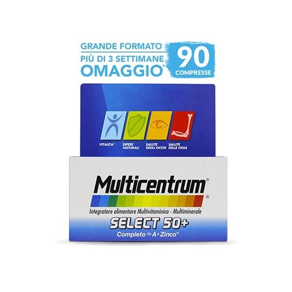 multicentrum select integratore alimentare 50+ 90 compresse