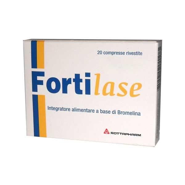 rottapharm fortilase 20 compresse integratore antinfiammatorio a base di bromelina