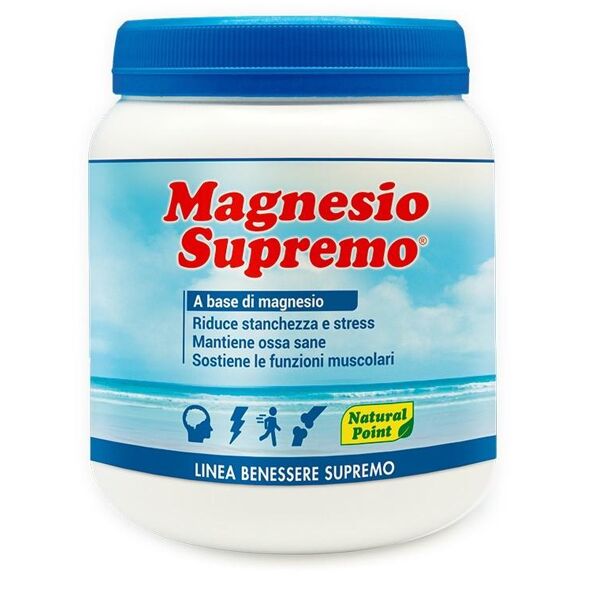natural point magnesio supremo per stress e stanchezza 300gr
