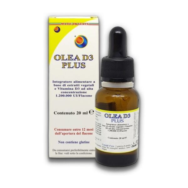 herboplanet olea d3 plus integratore per ossa e muscoli gocce 20ml