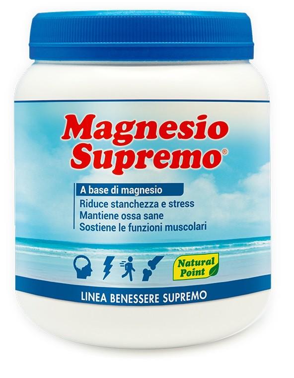 natural point magnesio supremo per stress e stanchezza 300gr