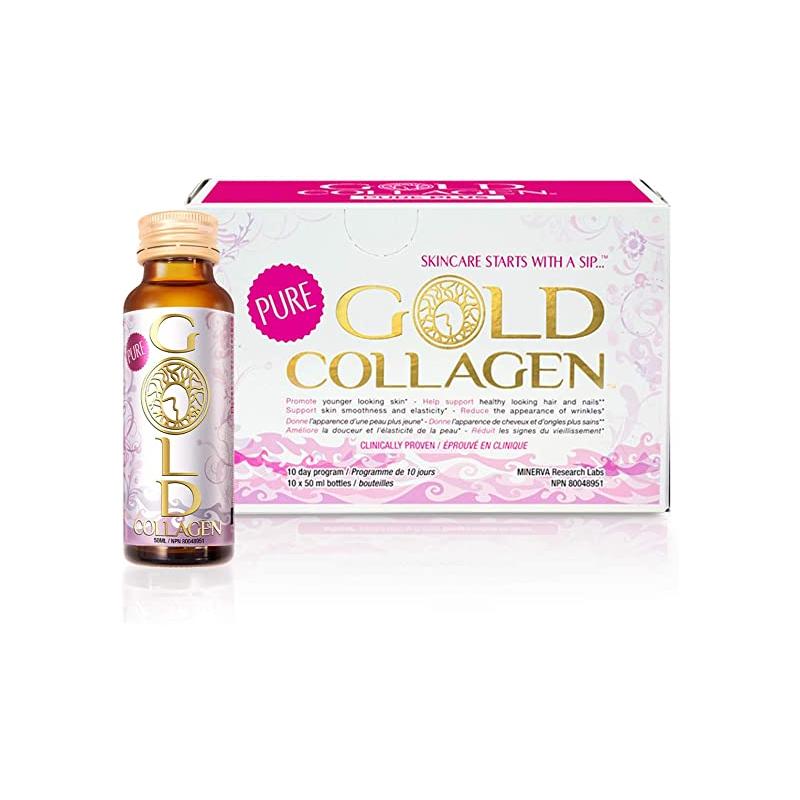 gold collagen pure integratore al collagene idrolizzato 10 flaconcini