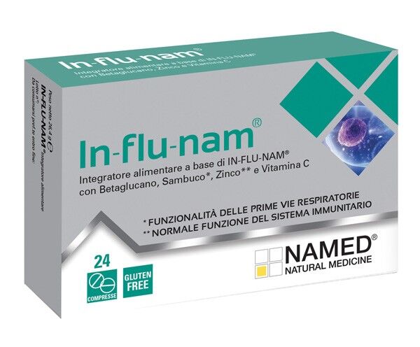 Named Influnam Integratore per le Difese Immunitarie 24 Compresse