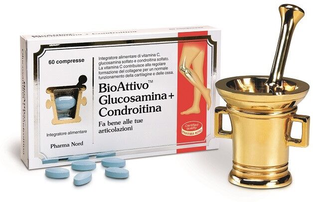 Pharma Nord Bioattivo Glucosamina+Condroitina Per Articolazioni 60 capsule