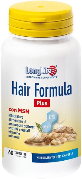 Longlife Hair Formula Plus Integratore per Unghie e Capelli 60 Compresse