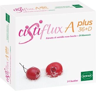 Sofar Cistiflux A Plus 36 + D 14 Bustine Integratore Orale Infezioni Urinarie