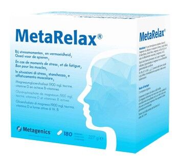 Metagenics Metarelax Integratore per il Rilassamento Muscolare 180CPR