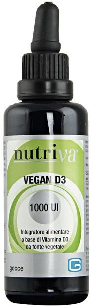 Cabassi e Giuriati Nutriva Vegan D3 50 ml Integratore Gocce Vitamina D3