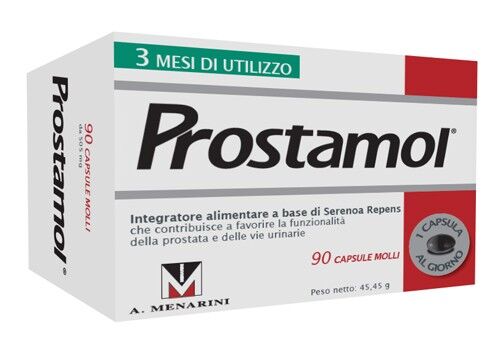 Menarini Prostamol integratore Alimentare per la Prostata 90 Capsule