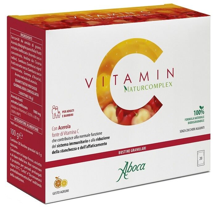 Aboca Vitamin C NaturComplex per le difese immunitarie 20 bustine