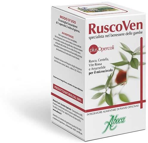 Aboca RuscoVen Plus Integratore per la Salute del Microcircolo 50 Opercoli