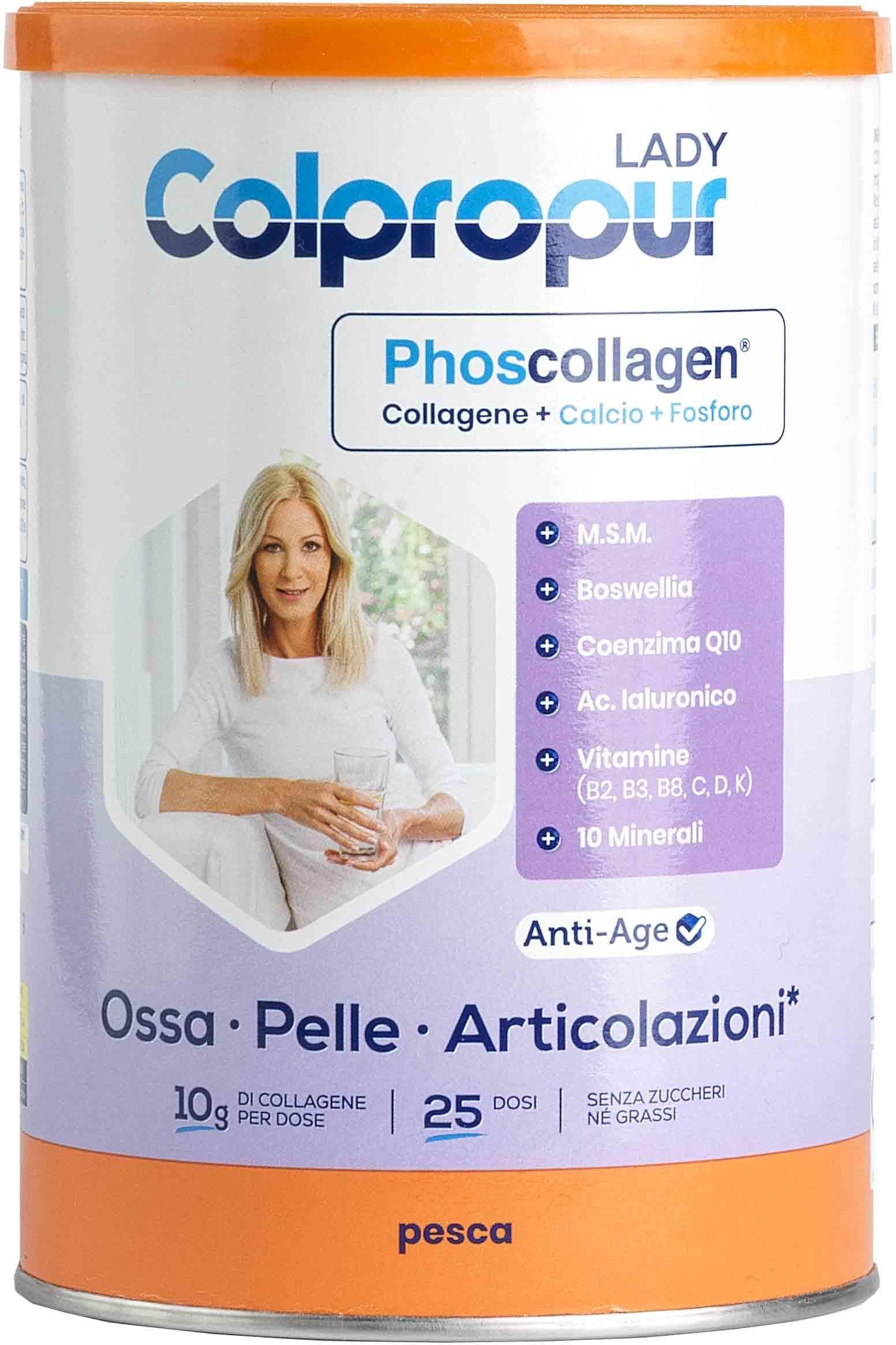 Colpropur Lady Phoscollagen per ossa pelle e articolazioni 340 g