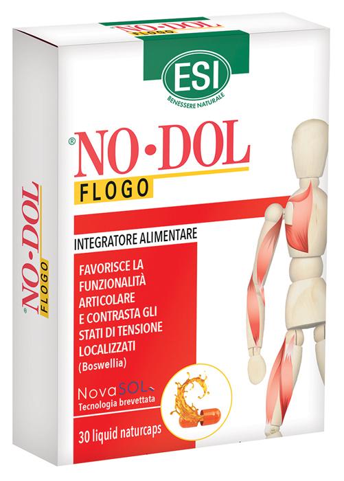 ESI No Dol Flogo Integratore Naturale per il Benessere Articolare 30 Naturcaps Liquid