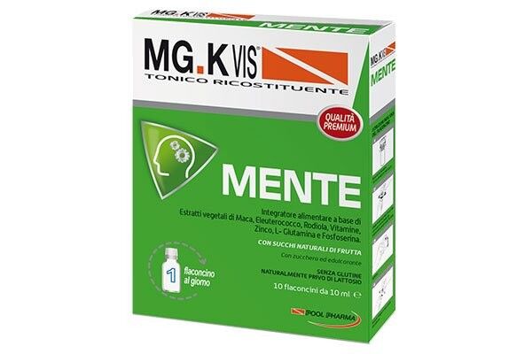 MG.K VIS Tonico Ricostituente Mente 10 Flaconcini da 10 ml