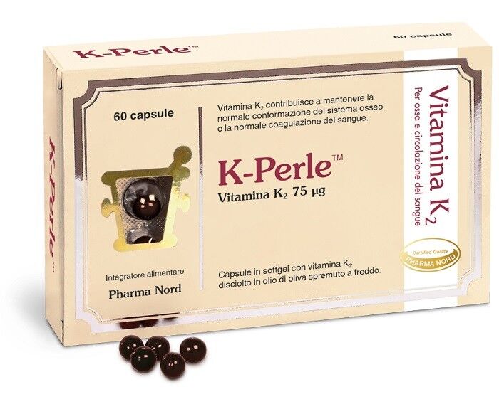 Pharma nord K-Perle Integratore di Vitamina K2 60 Capsule