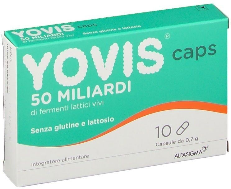 Alfasigma Yovis Caps 50 miliardi Fermenti Lattici 10 capsule